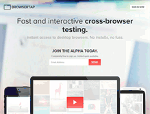 Tablet Screenshot of browsertap.com